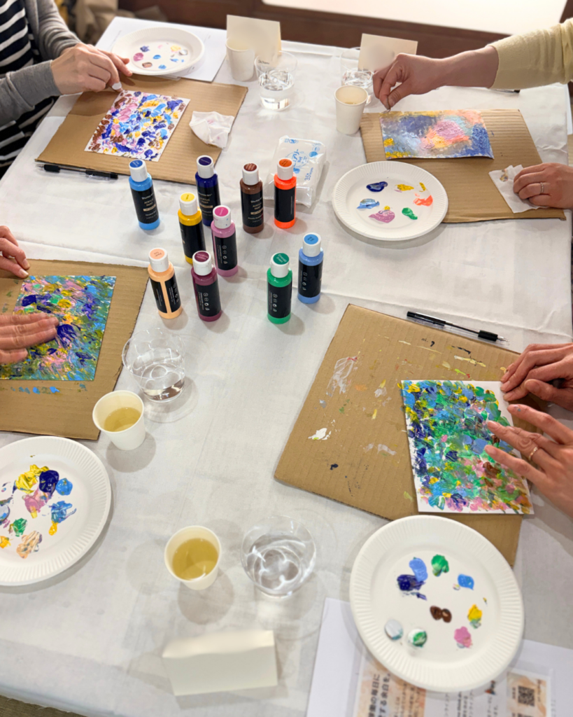 感覚を開かせる準備体操アートワーク・フィンガーアート